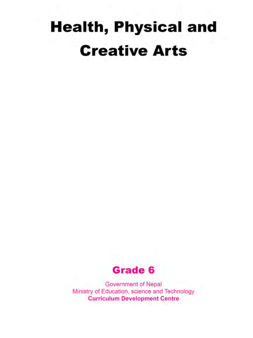 Health, Physical and Creative Arts English Grade 6